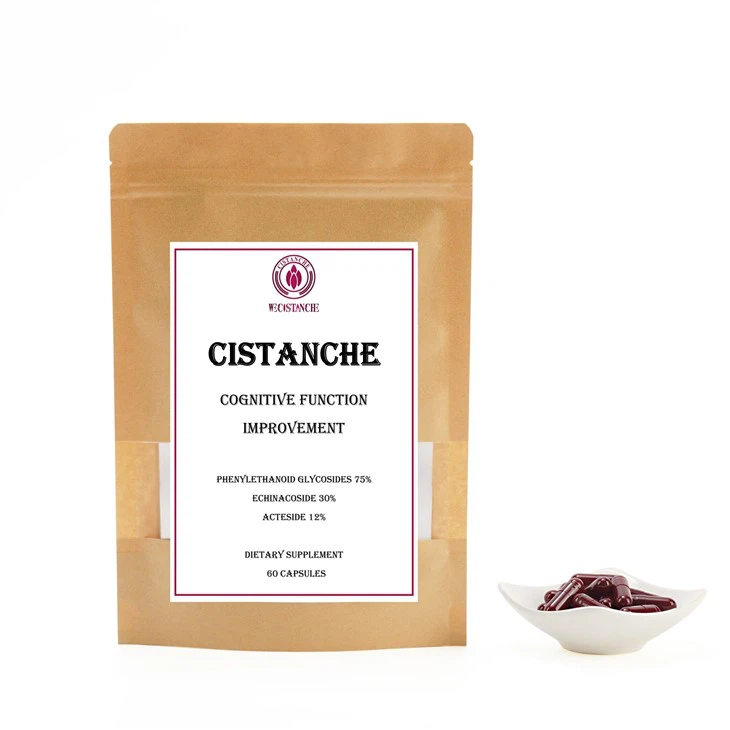Cistanche Dietary Supplement Cognitive Function Improvement Phenylethanoid Glycosides 75% Echinacoside 30% Acteoside 12%